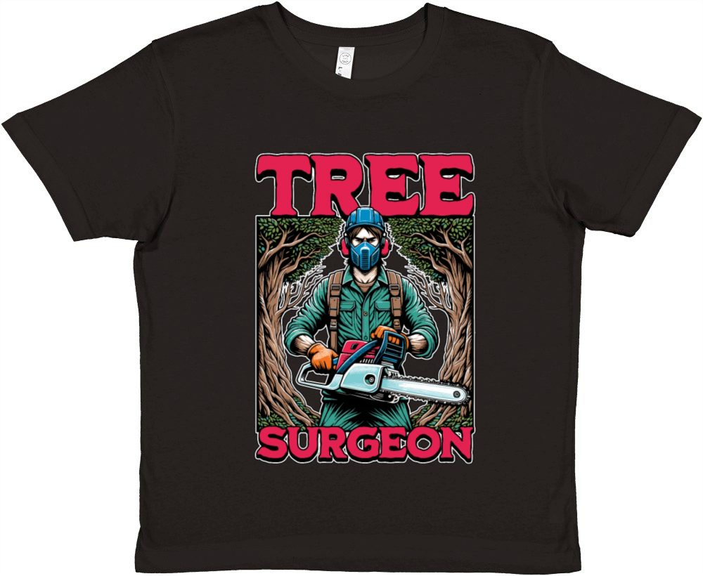 Arborist Tree Surgeon Arboriculture Woodcutter Premium Kids Crewneck T-shirt