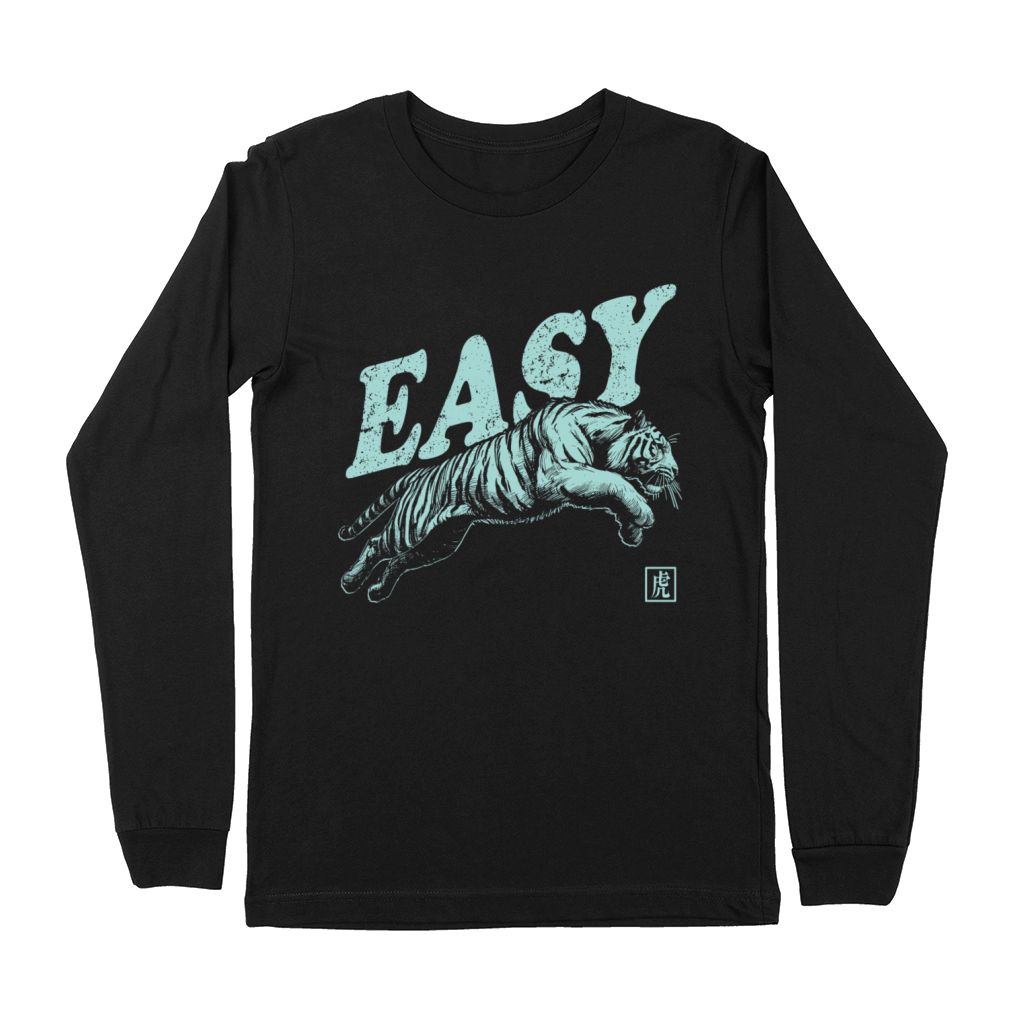Vintage Tiger Throwback Design For Men Women Kids Premium Long Sleeve