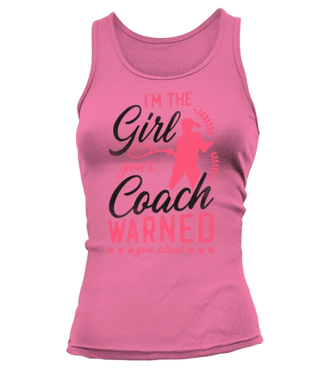 Funny Tennis Player Racket Girl Tank top Woman