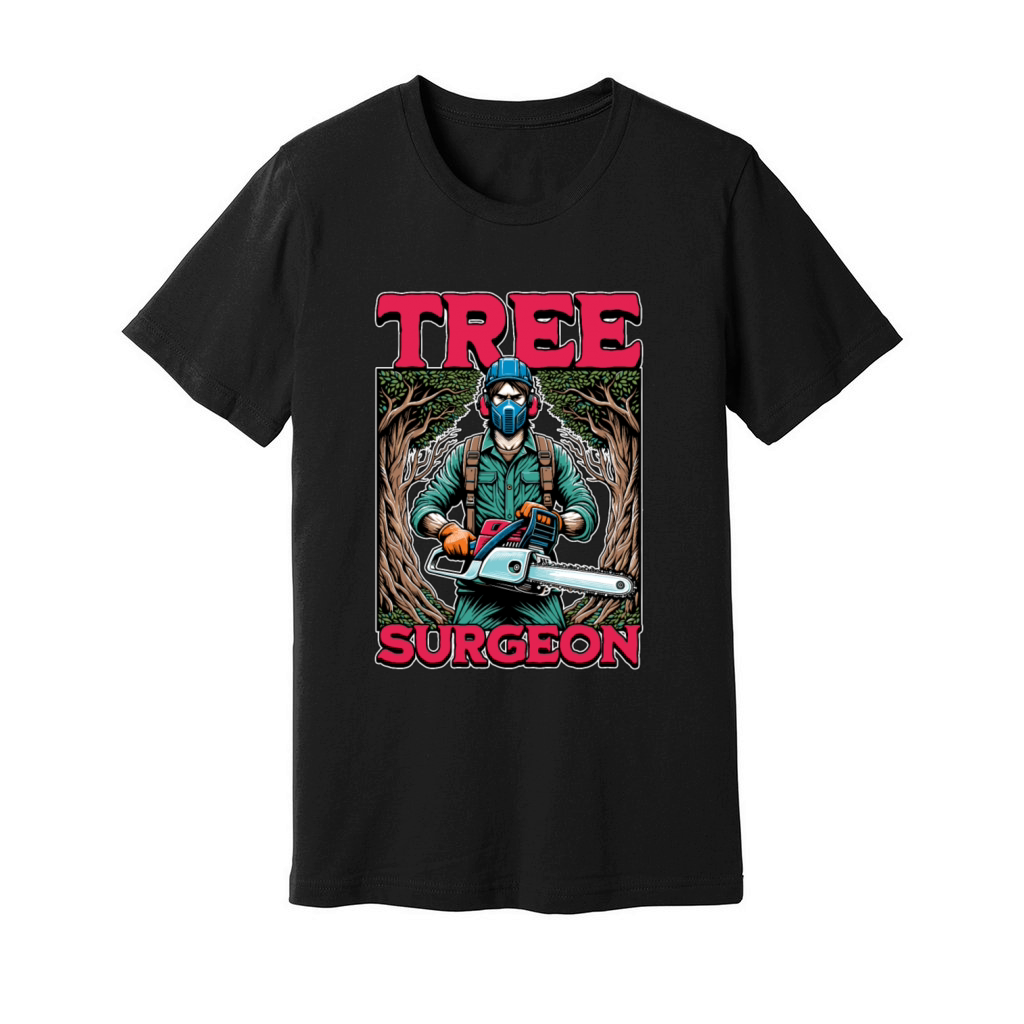 Arborist Tree Surgeon Arboriculture Woodcutter Unisex Jersey Tee