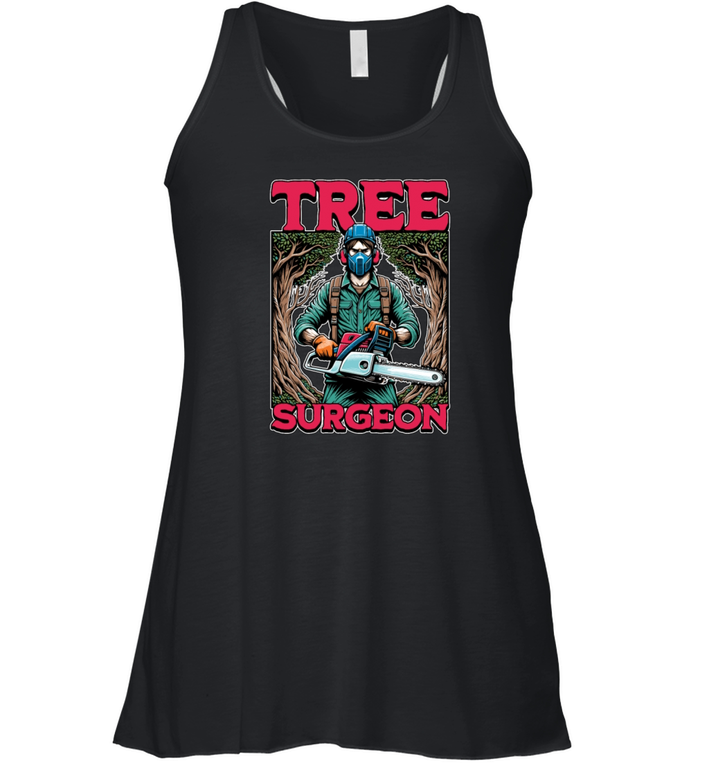 Arborist Tree Surgeon Arboriculture Woodcutter Women's Flowy Tank Top