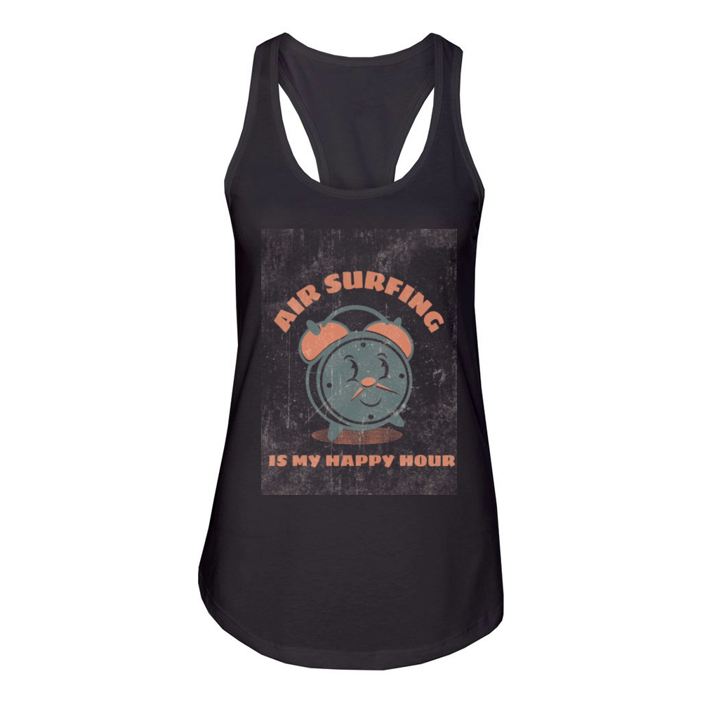 Air Surfing is My Happy Hour Women's Racerback Tank
