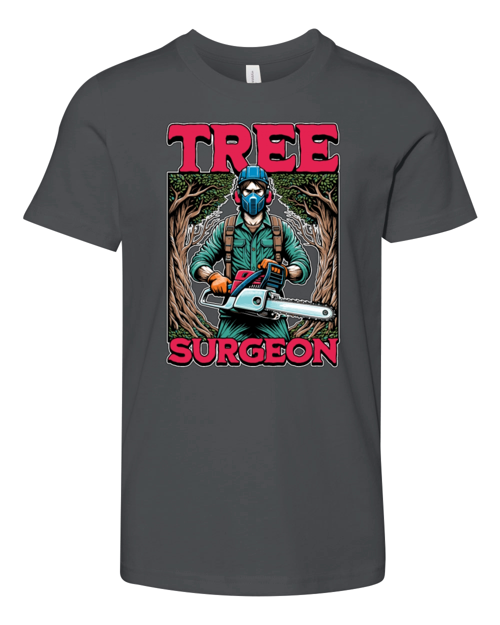 Arborist Tree Surgeon Arboriculture Woodcutter Youth Unisex Jersey Tee
