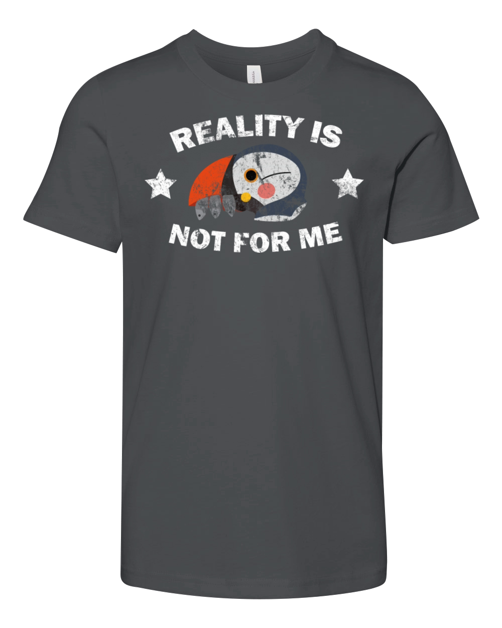 Reality is Not For Me Puffin Bird Youth Unisex Jersey Tee