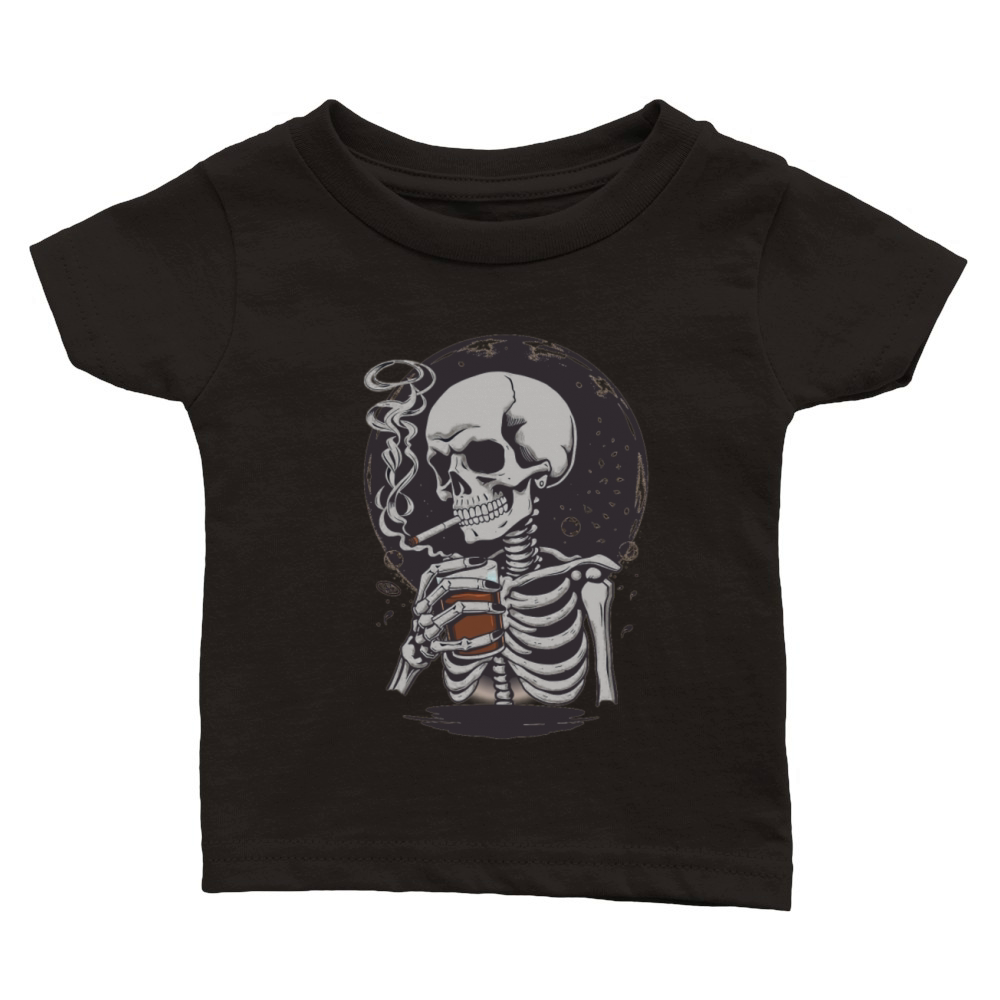 Relax skull Classic Baby Crewneck T-shirt