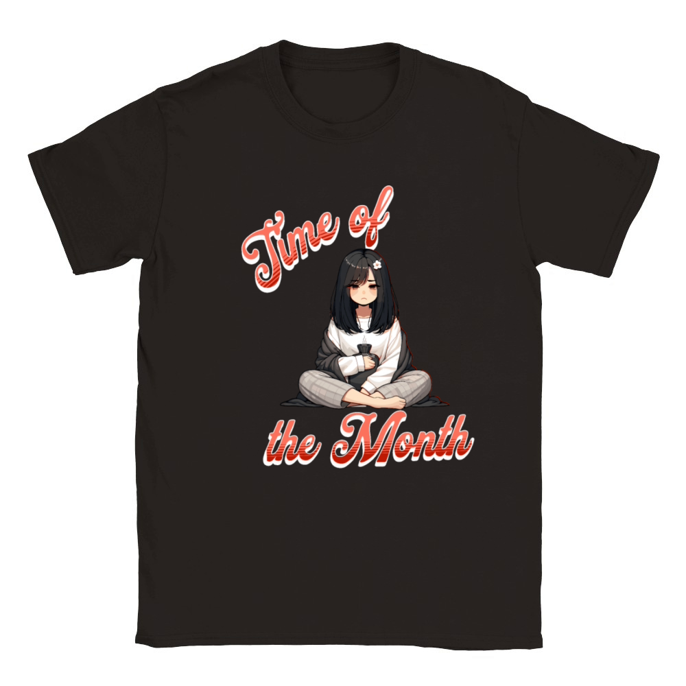 Time of the Month Periode Style Design Classic Kids Crewneck T-shirt