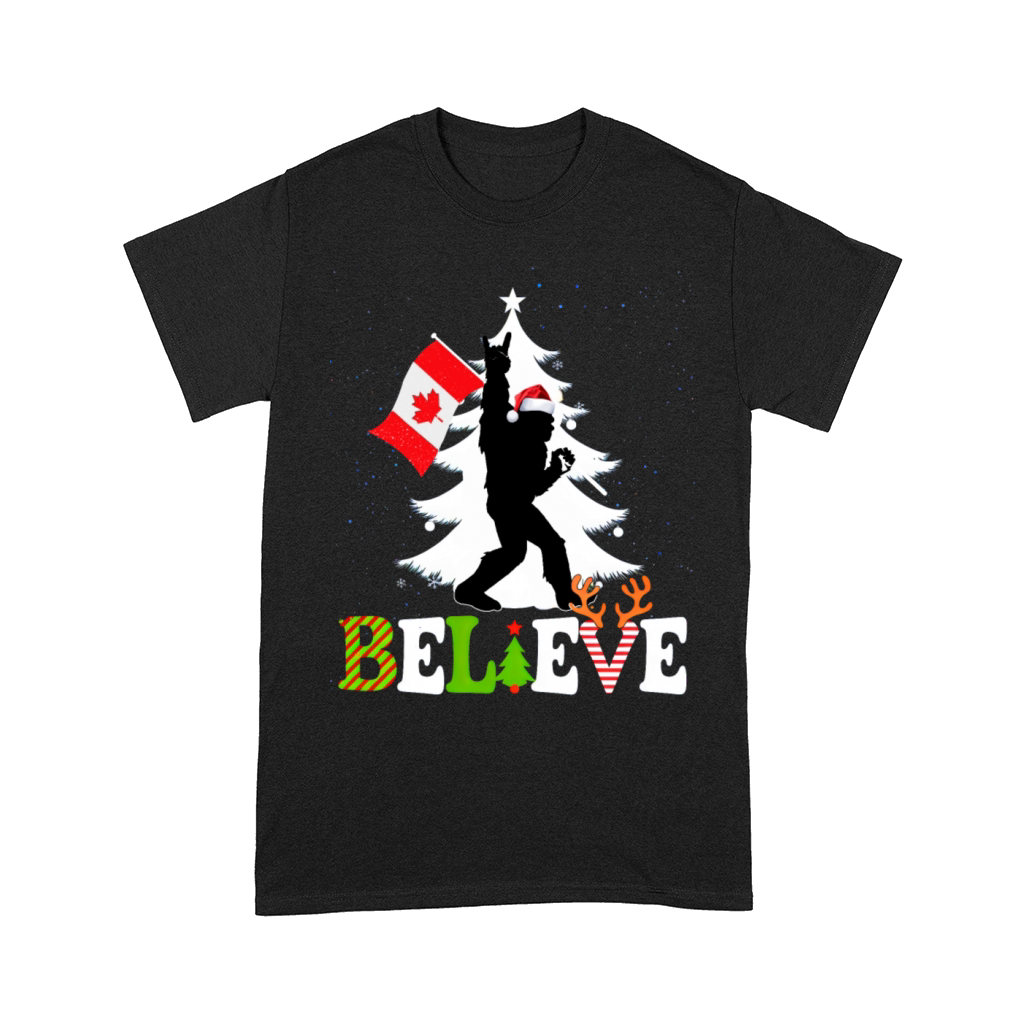 Vintage Canadian BigFoot Christmas 2024 Comfort T-shirt