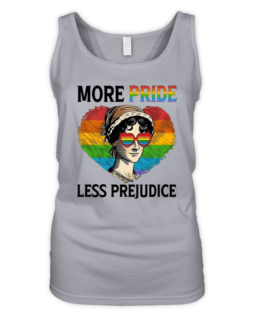 More Pride Less Prejudice Organic Women's Tank Top