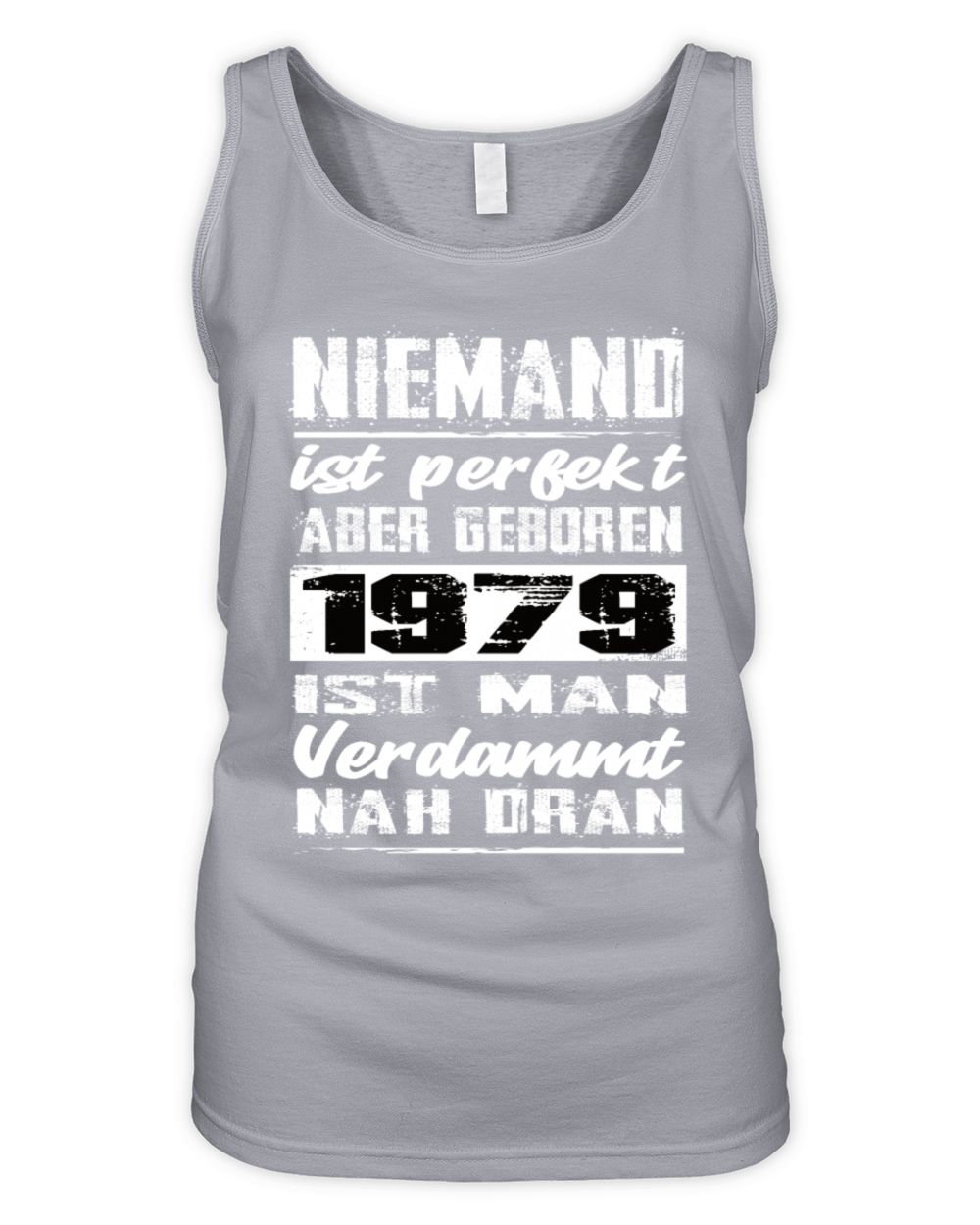 Nobody Is Perfect But Born 1979 Birthday Organic Women's Tank Top