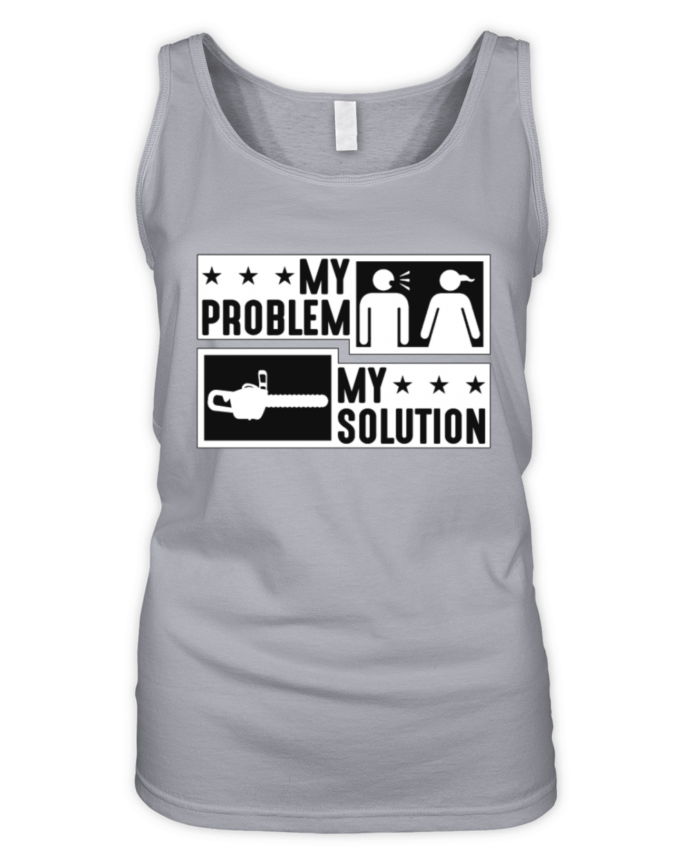 Tree Surgeon My Problem My Solution Pictogram Mom Organic Women's Tank Top