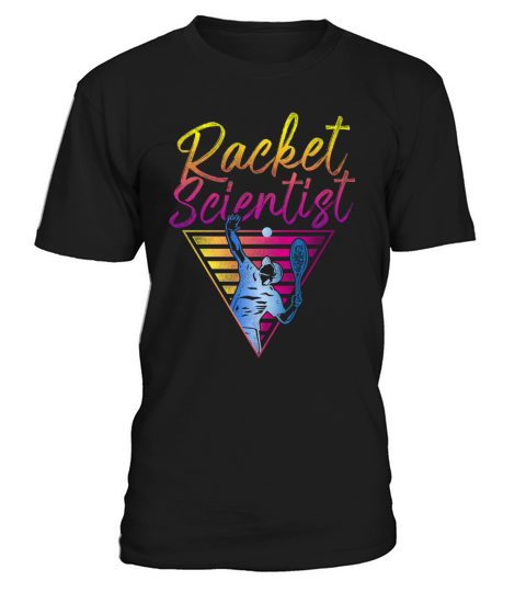 Funny Tennis Player Racket 80s 90s T-Shirt Unisex