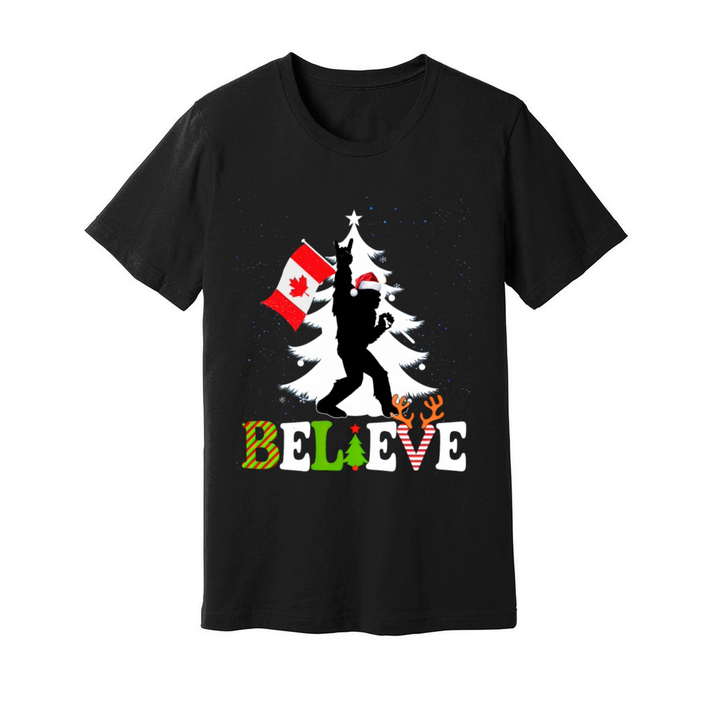 Vintage Canadian BigFoot Christmas 2024 Unisex Jersey Tee