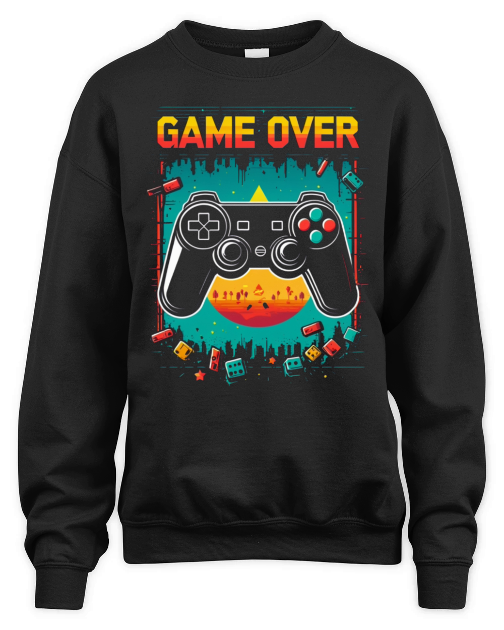 Game Over Unisex Premium Crewneck Sweatshirt