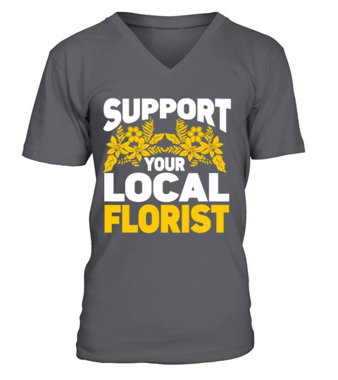 Florist Floral Flower Floristry V-Neck T-shirt