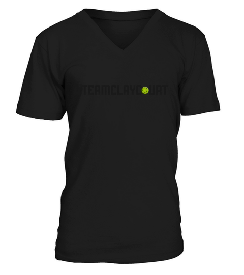 Funny Tennis Player Racket V-Neck T-shirt