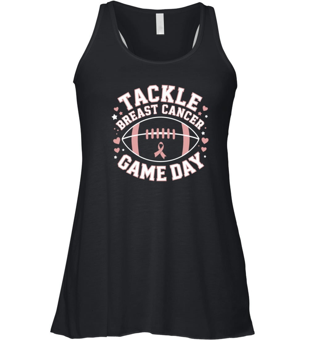 Breast Cancer Awareness Tackle Breast Cancer Sport Women's Flowy Tank Top