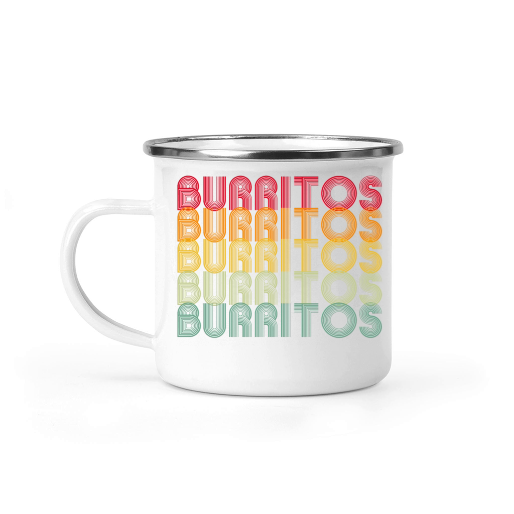 Retro Burrito Camping Mug