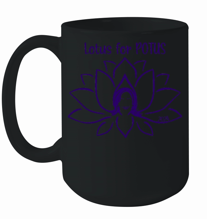 Kamala Lotus for Potus Ceramic Mug