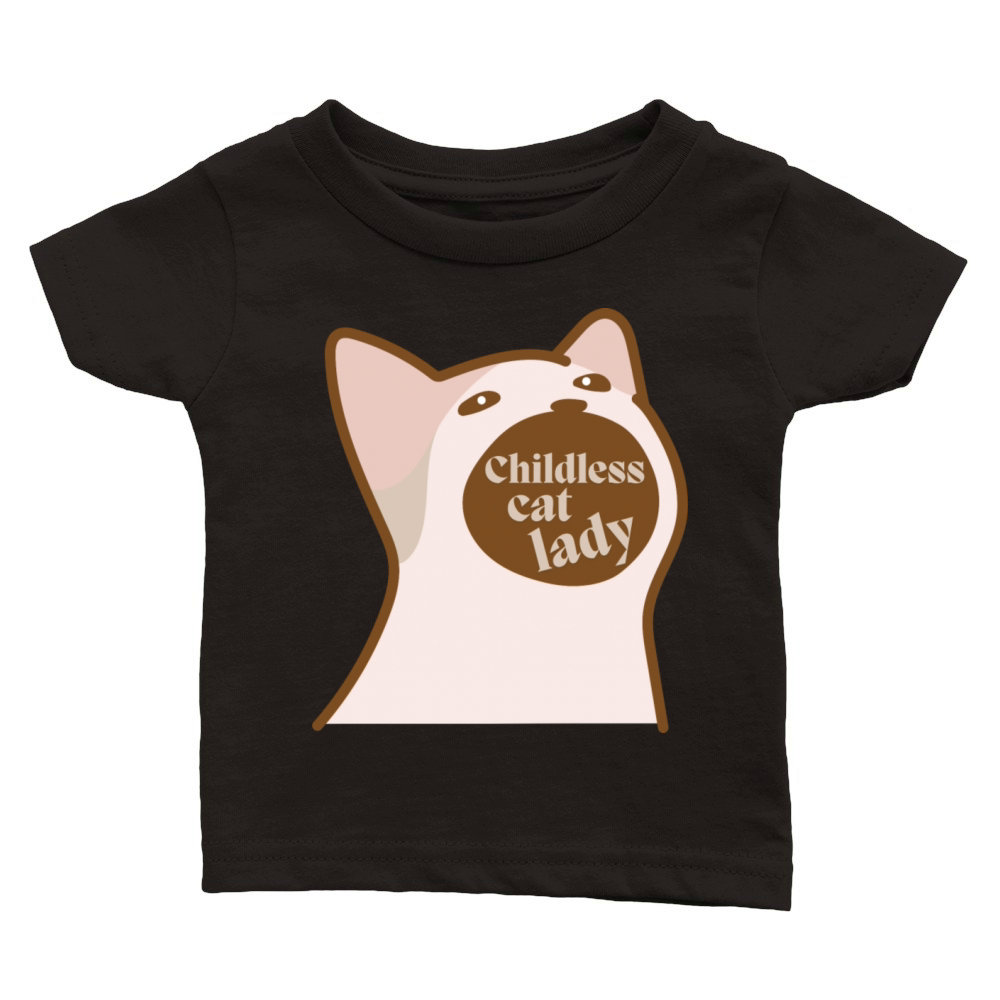 Childless Cat Lady 2024 Kamala Harris Classic Baby Crewneck T-shirt