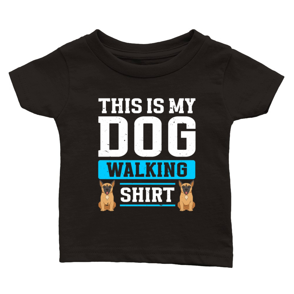 Dog Walker Professional Pet Sitter Dog Walking Classic Baby Crewneck T-shirt