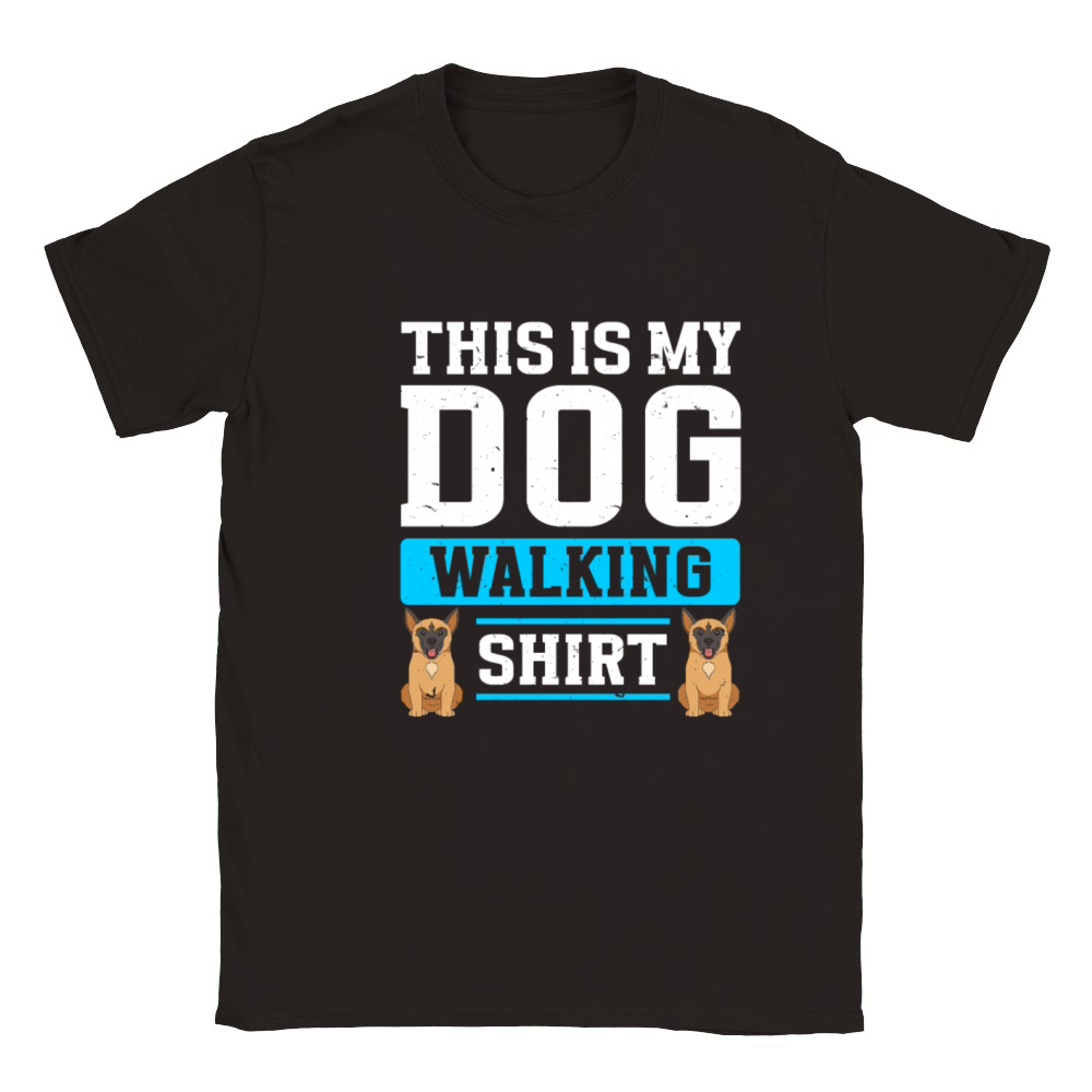 Dog Walker Professional Pet Sitter Dog Walking Classic Kids Crewneck T-shirt