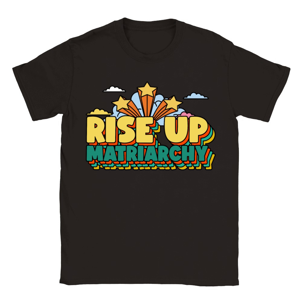 RISE UP MATRIARCHY Classic Kids Crewneck T-shirt