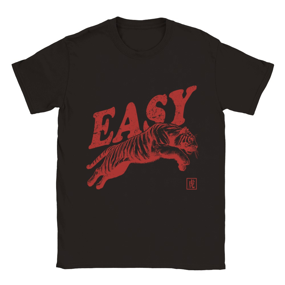 Vintage Tiger Throwback Design For Men Women Kids Classic Kids Crewneck T-shirt