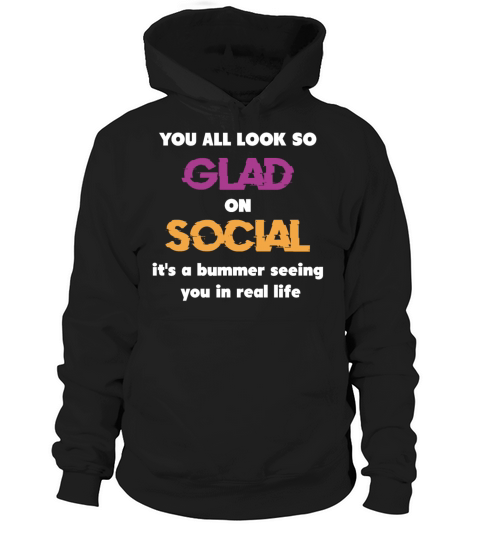 You all look so glam on socials Hoodie Unisex