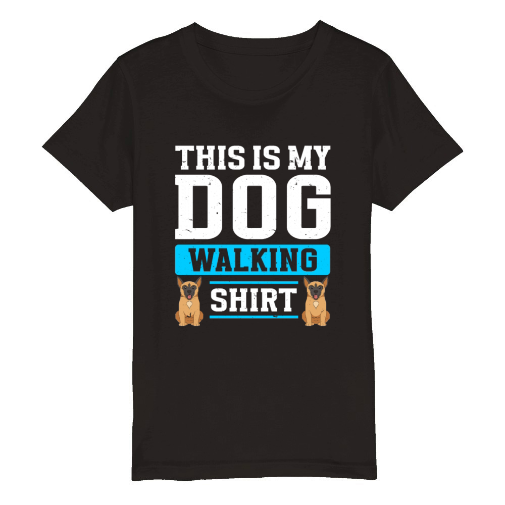 Dog Walker Professional Pet Sitter Dog Walking Organic Kids Crewneck T-shirt