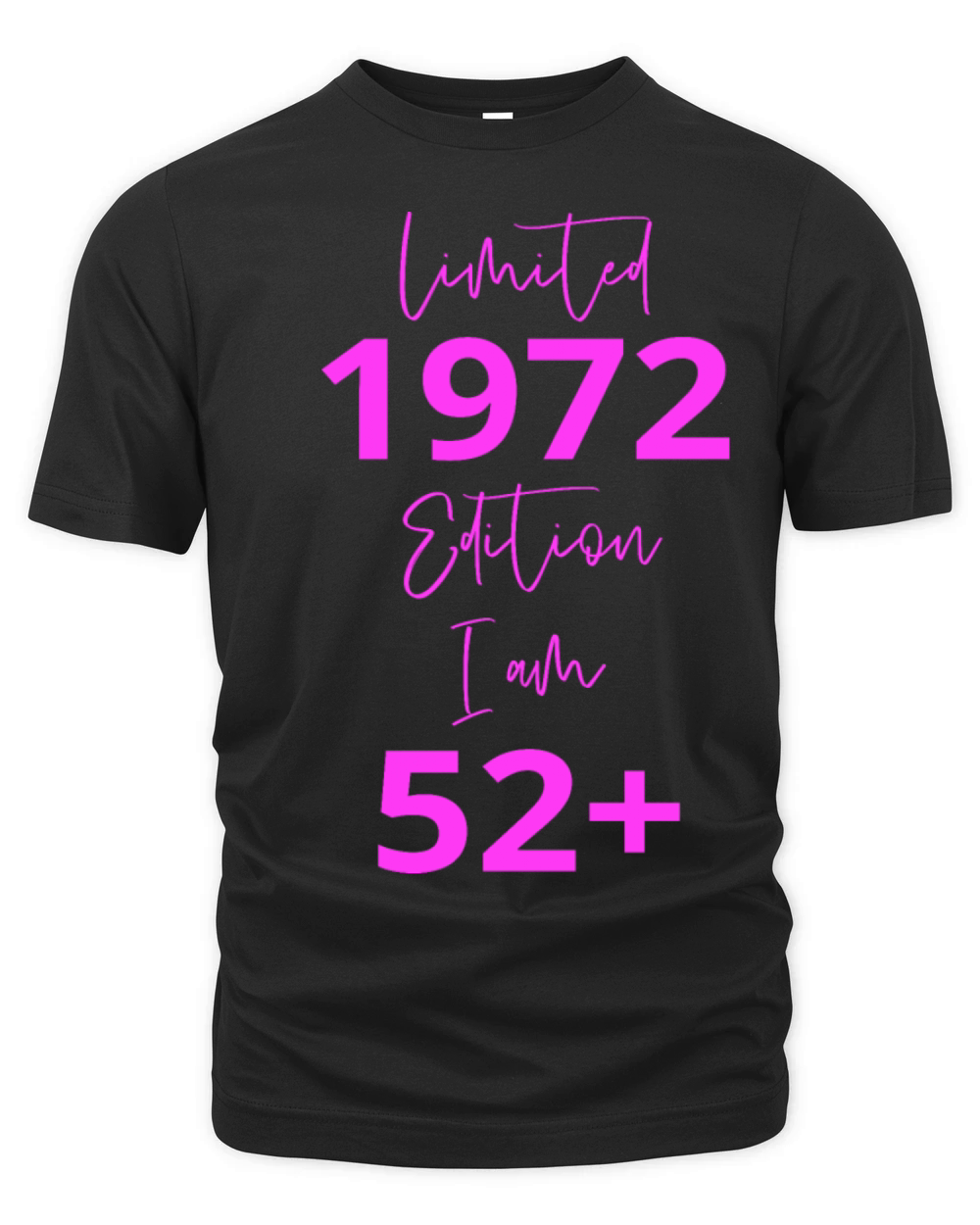 52th Birthday girl for Women Ladies old Organic Unisex T-shirt