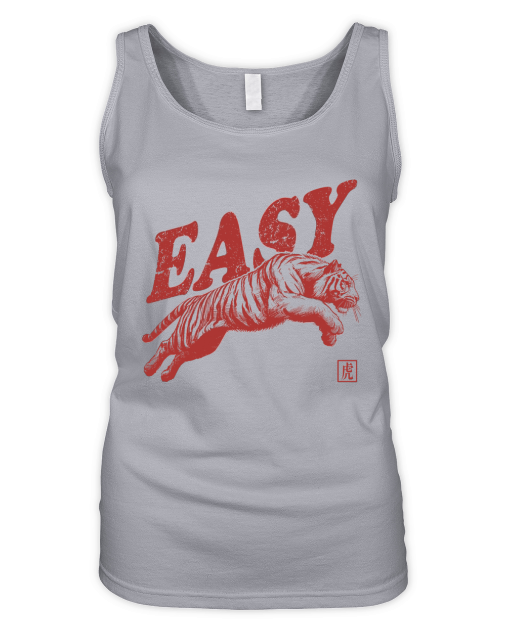 Vintage Tiger Throwback Design For Men Women Kids Organic Women's Tank Top