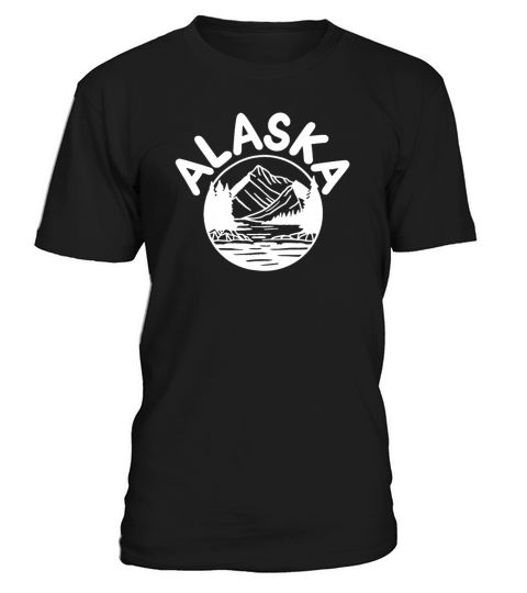 Alaska Mountain Lover Vintage T-Shirt Unisex