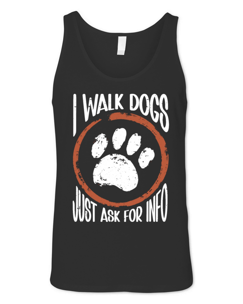 Dog Walker Professional Pet Sitter Dog Walking Unisex Jersey Tank
