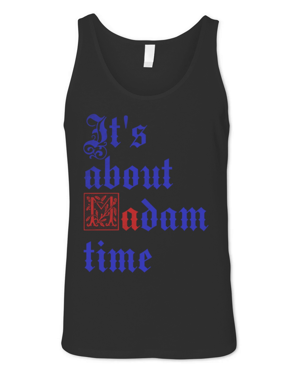 It s about madam time vintage Unisex Jersey Tank
