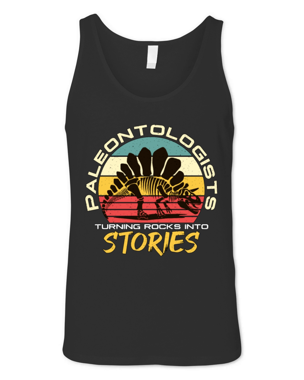 Paleontologists Turning Rocks Into Fossil Hunting Unisex Jersey Tank