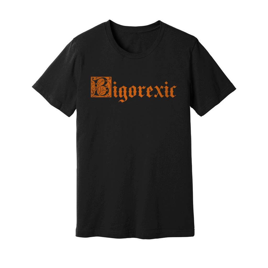 Bigorexic funny vintage Unisex Jersey Tee