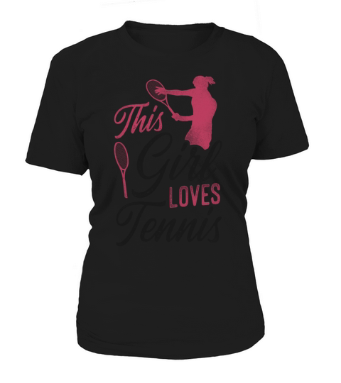 Funny Tennis Player Racket Girl Women's T-Shirt