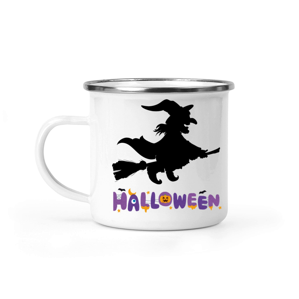 halloween GHOST HAPPY HALLOEEN Camping Mug