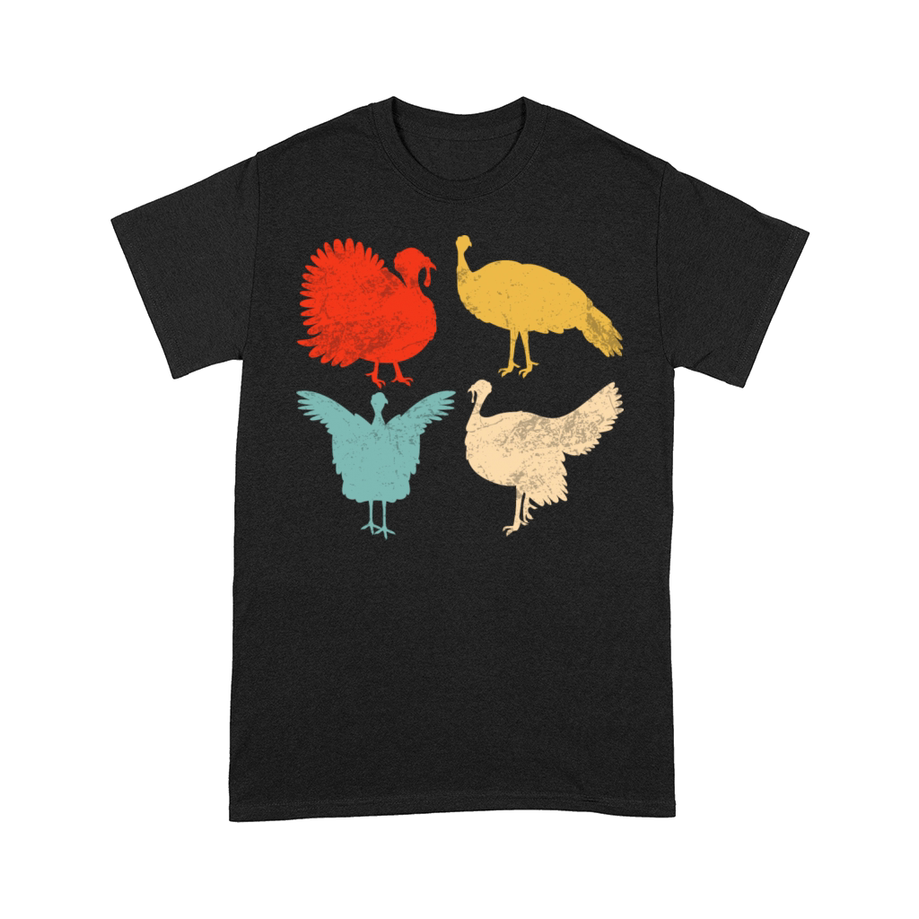 Vintage Thanksgiving Turkey Funny Retro Gift Comfort T-shirt