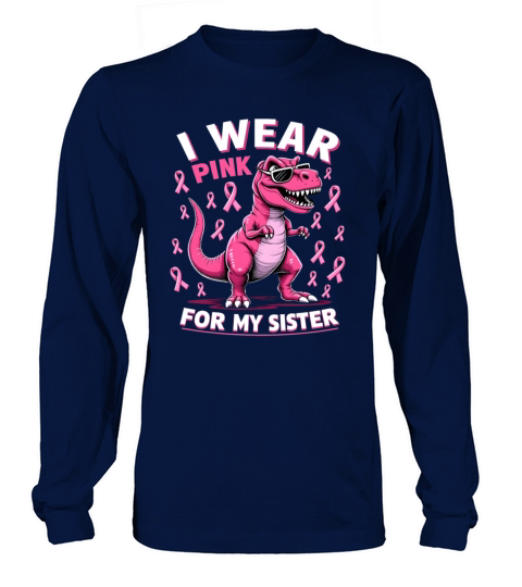 Breast Cancer Pink Awareness Design Long sleeved Unisex