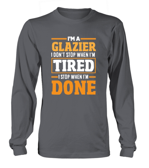 Funny Glazier Gift Long sleeved Unisex
