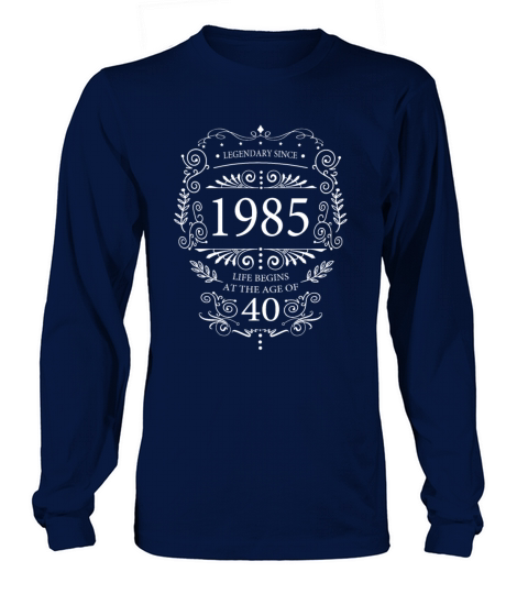 Legendary Vintage 1985 Birthday Design Long sleeved Unisex