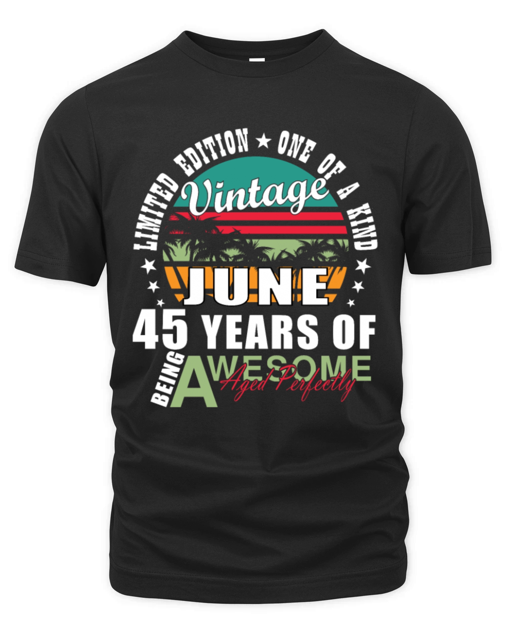 45th birthday 45 years June 1979 Organic Unisex T-shirt