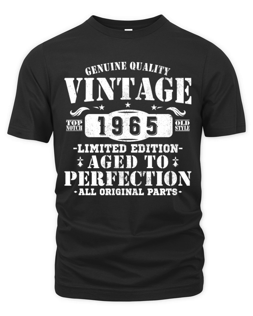 60 Years 1965 Vintage Birthday Gift Organic Unisex T-shirt