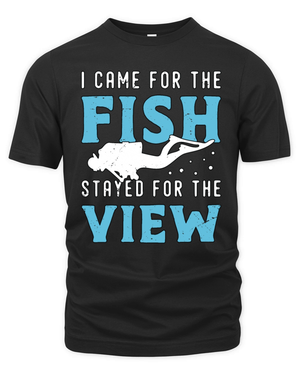 Snorkeling I Came For The Fish Stayed For Diving Organic Unisex T-shirt