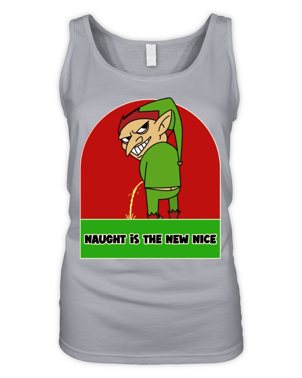 Holiday Naughty Is The New Nice Organic Women's Tank Top