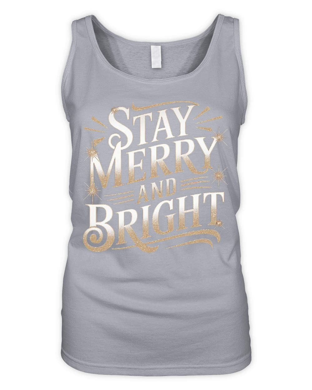Stay Merry and Bright Organic Women's Tank Top