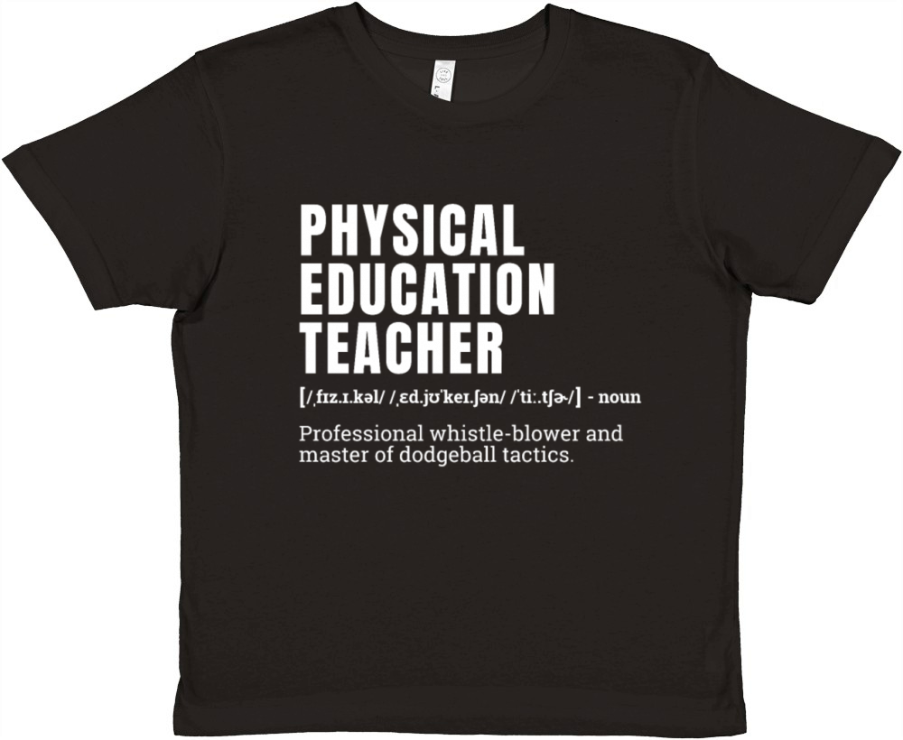 Funny Physical Education Teacher Whistle-Blower De Premium Kids Crewneck T-shirt