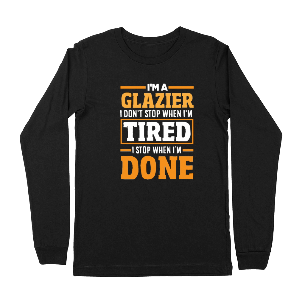 Funny Glazier Gift Premium Long Sleeve
