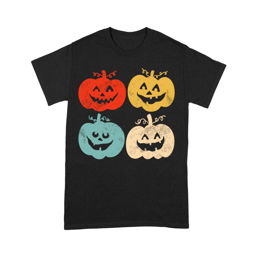 Vintage Halloween Pumpkin Funny Retro Gift Premium T-shirt